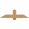 Ekena Millwork Eugene Smooth Timber Gable Bracket, Western Red Cedar, 48"W x 14"H x 5 1/2"D x 5 1/2"F, 7/12 Pitch GBW048X14X0606EUG00SWR - alternate 1